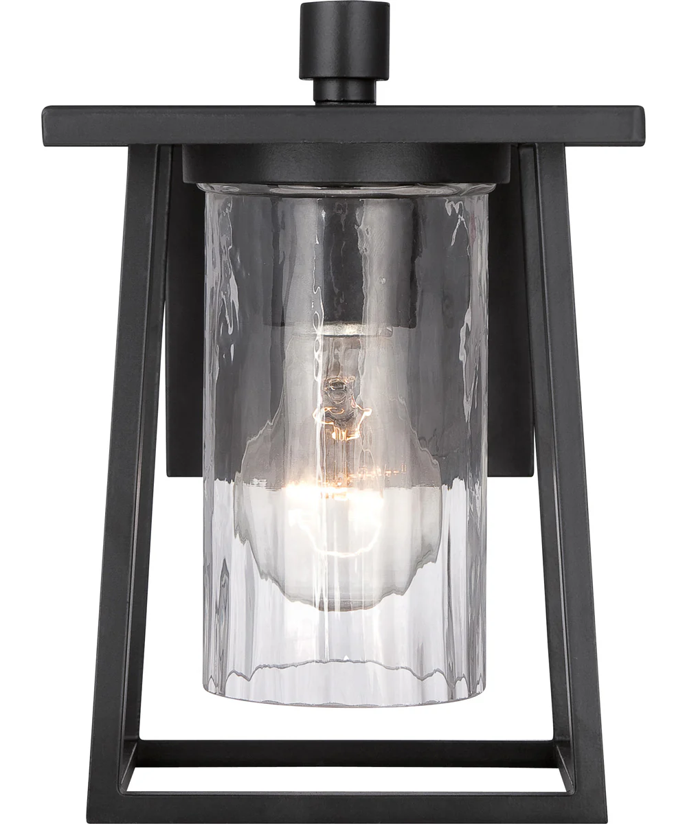 Lodge Small 1-light Outdoor Wall Light Mystic Black - Image 4