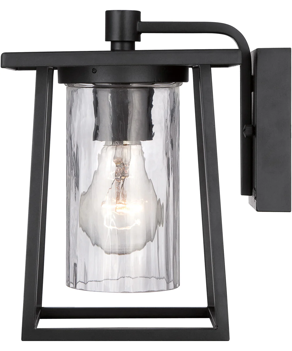 Lodge Small 1-light Outdoor Wall Light Mystic Black - Image 5