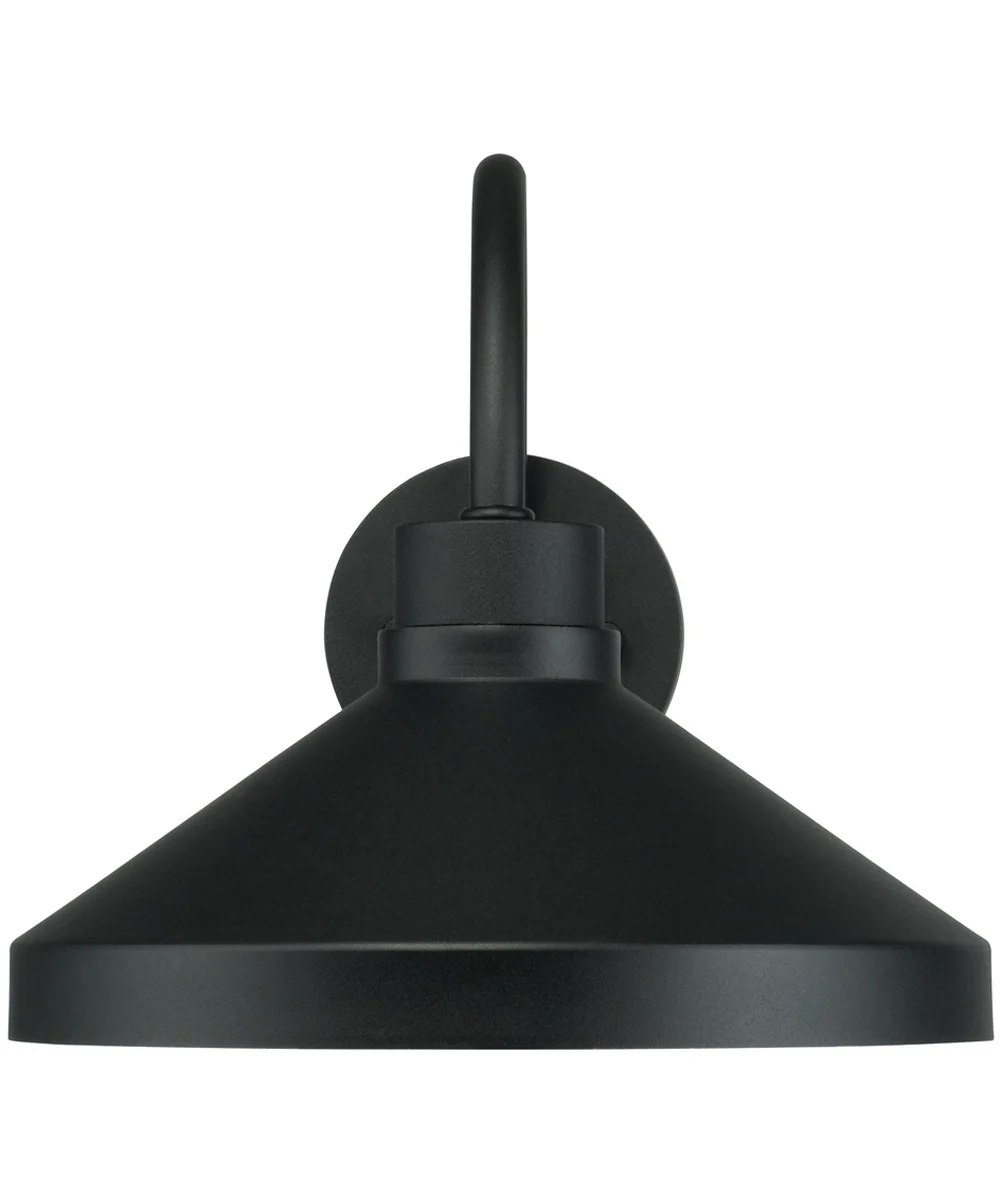 Lofton 1-Light Outdoor Wall-Lantern Black - Image 3