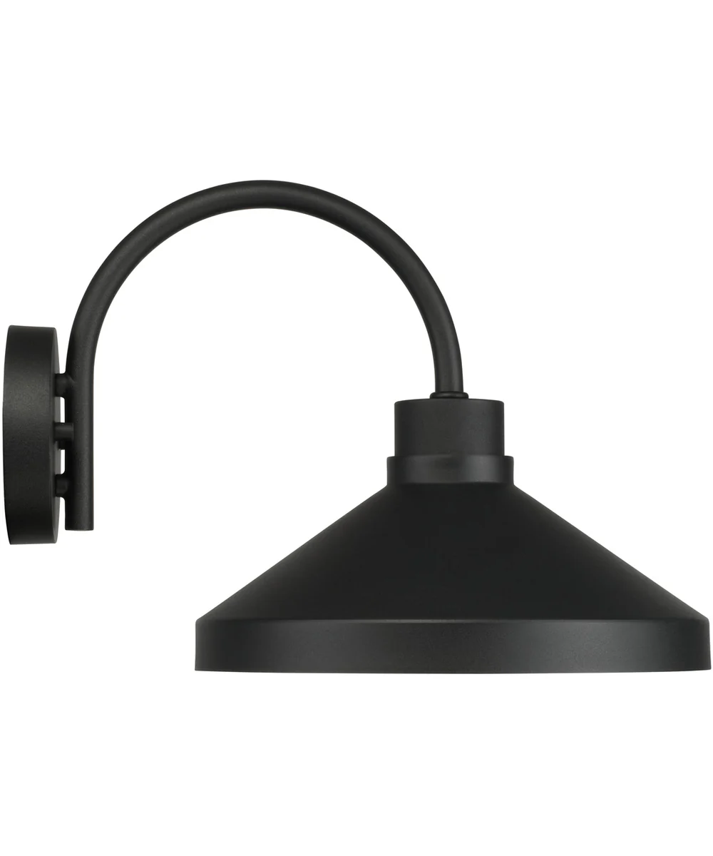 Lofton 1-Light Outdoor Wall-Lantern Black - Image 4