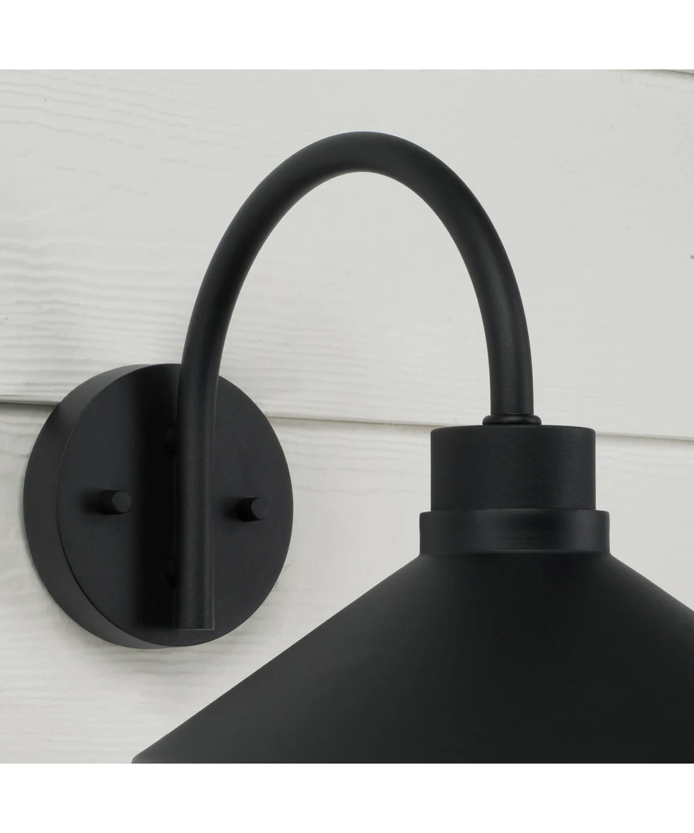 Lofton 1-Light Outdoor Wall-Lantern Black - Image 5