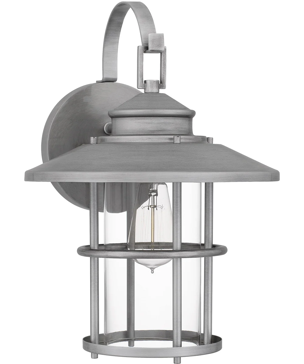 Lombard Large 1-light Outdoor Wall Light Coastal Armour Aluminum Antique Brushed Aluminum - Image 3