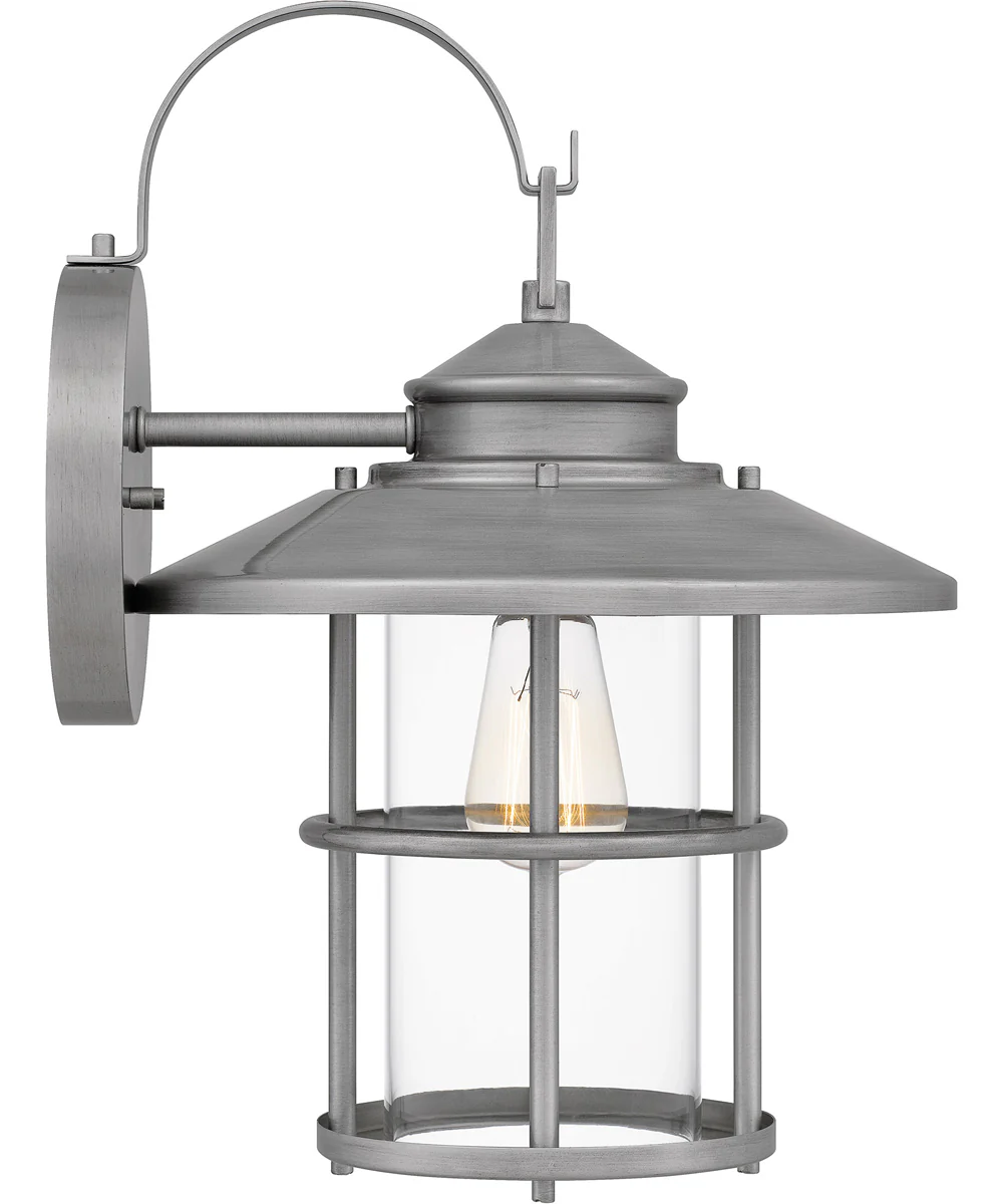 Lombard Large 1-light Outdoor Wall Light Coastal Armour Aluminum Antique Brushed Aluminum - Image 5