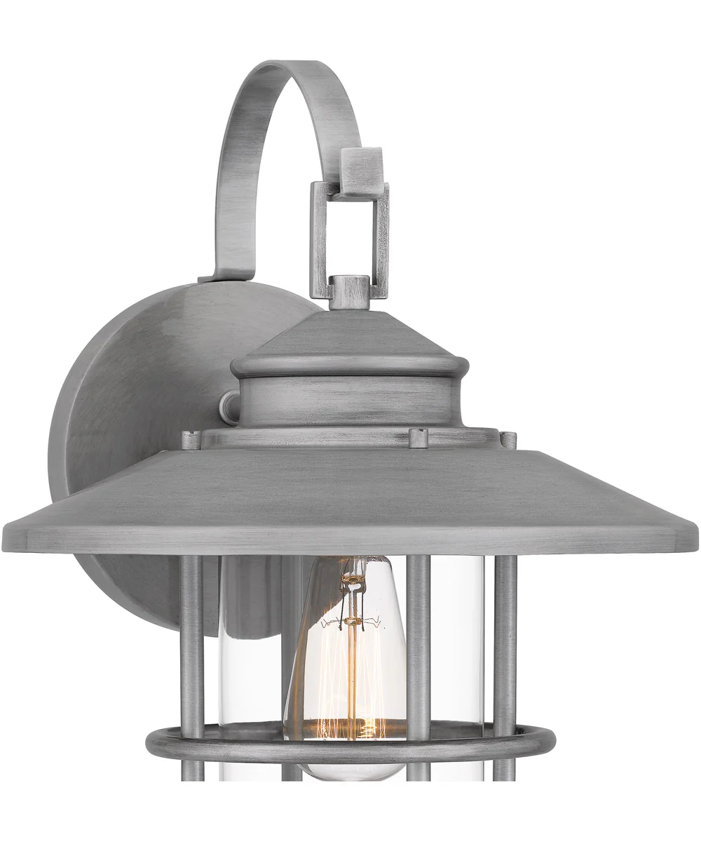 Lombard Large 1-light Outdoor Wall Light Coastal Armour Aluminum Antique Brushed Aluminum - Image 6