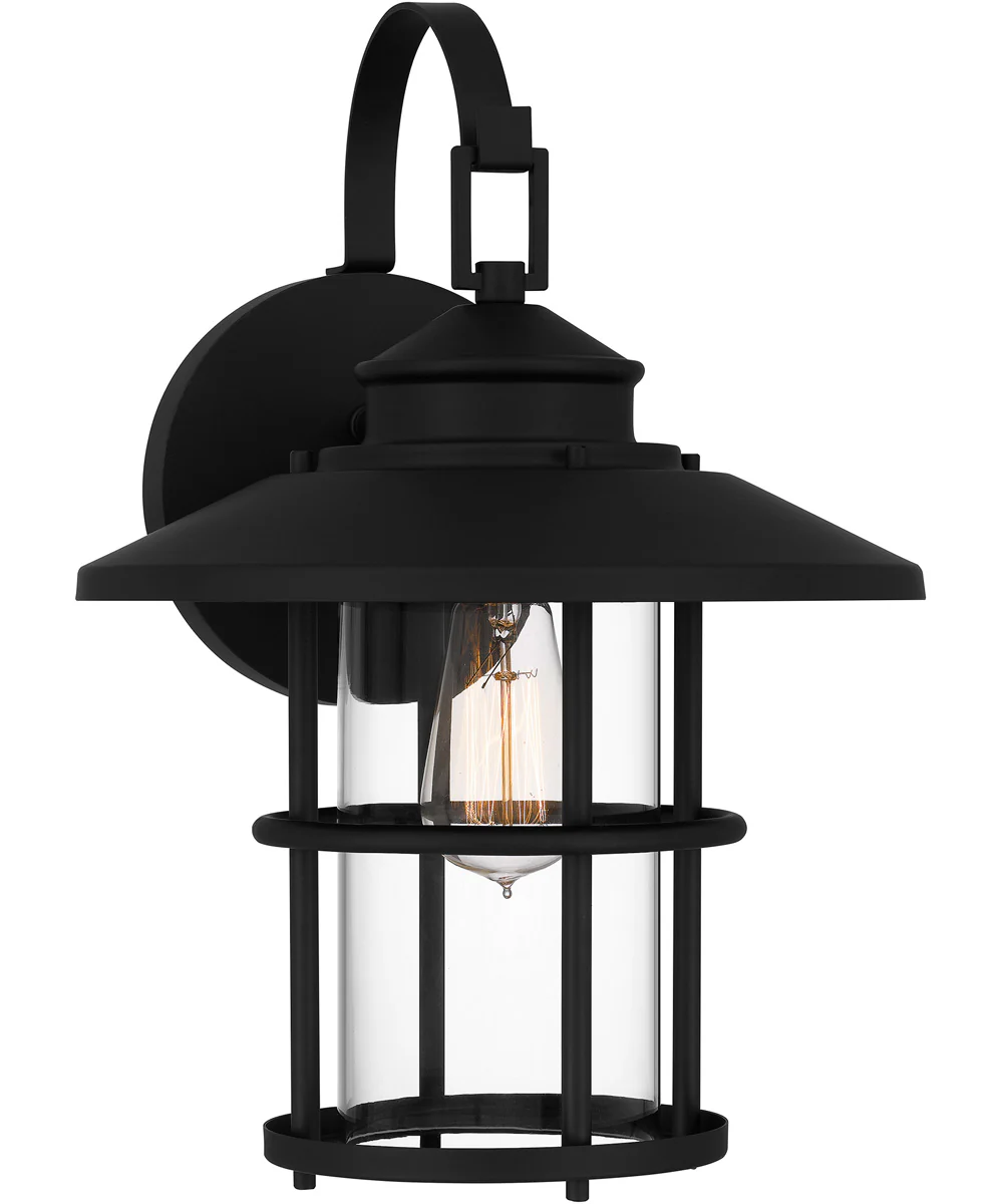 Lombard Large 1-light Outdoor Wall Light  Coastal Armour Aluminum Matte Black - Image 2