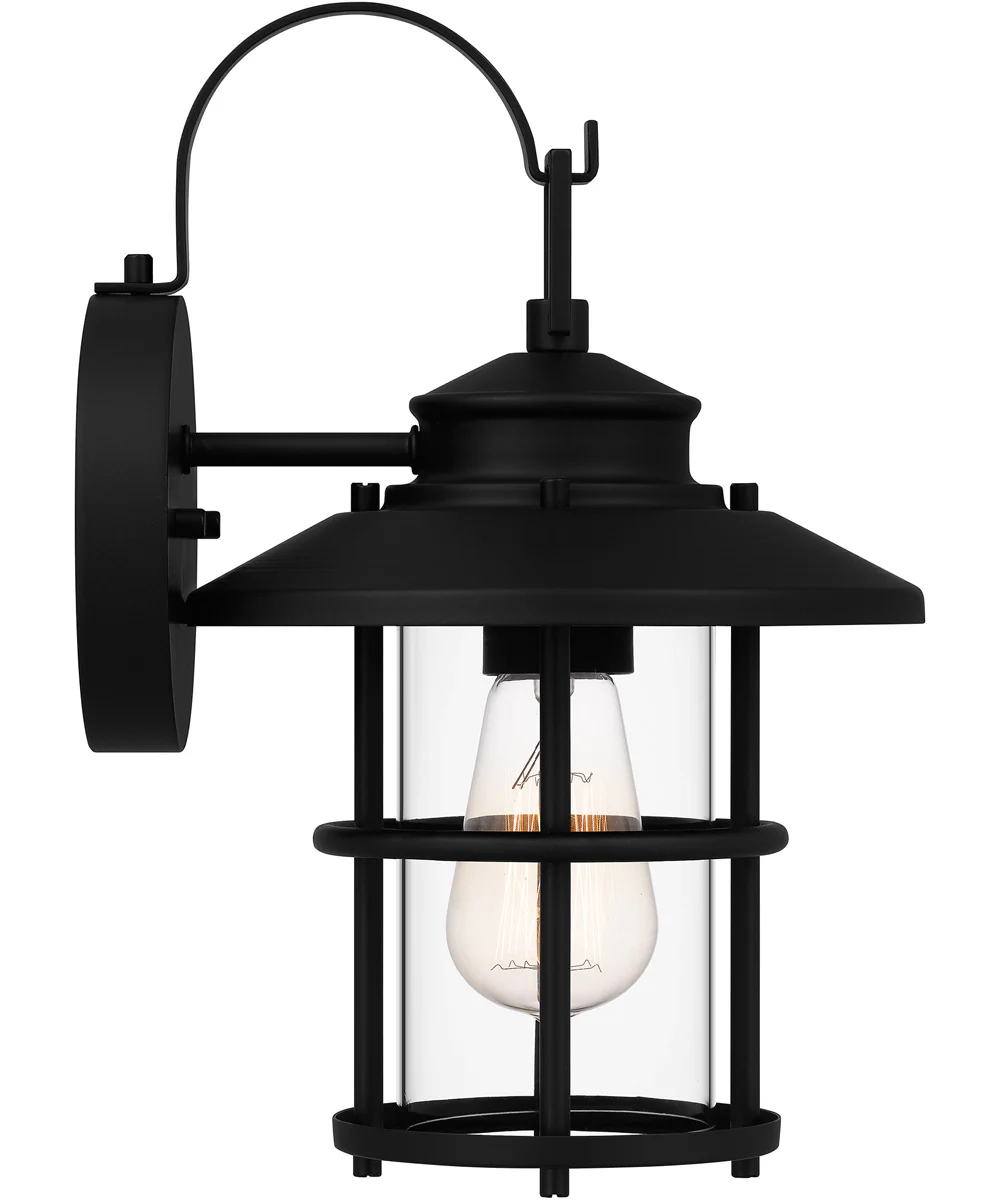Lombard Small 1-light Outdoor Wall Light Coastal Armour Aluminum Matte Black - Image 5