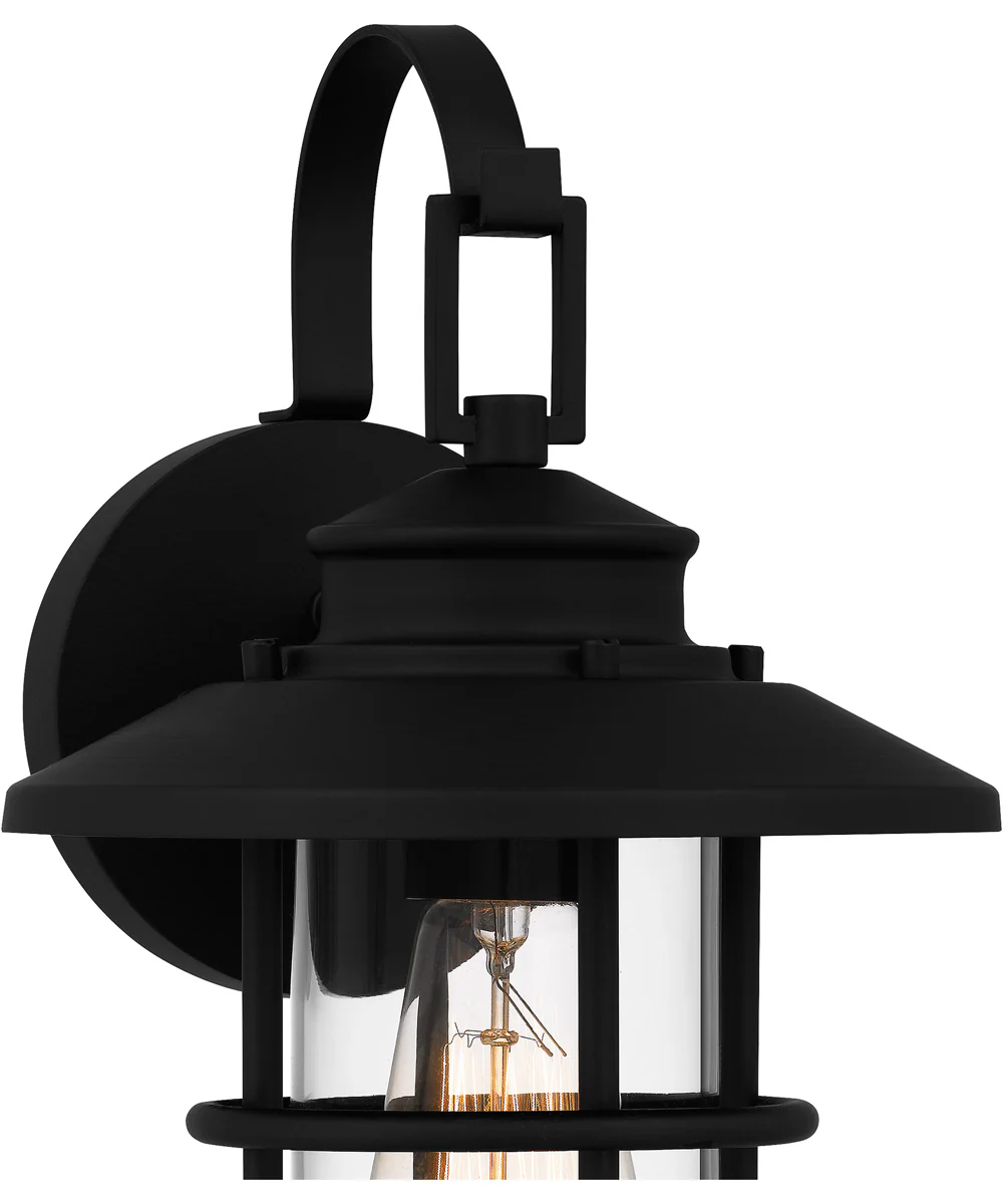 Lombard Small 1-light Outdoor Wall Light Coastal Armour Aluminum Matte Black - Image 6