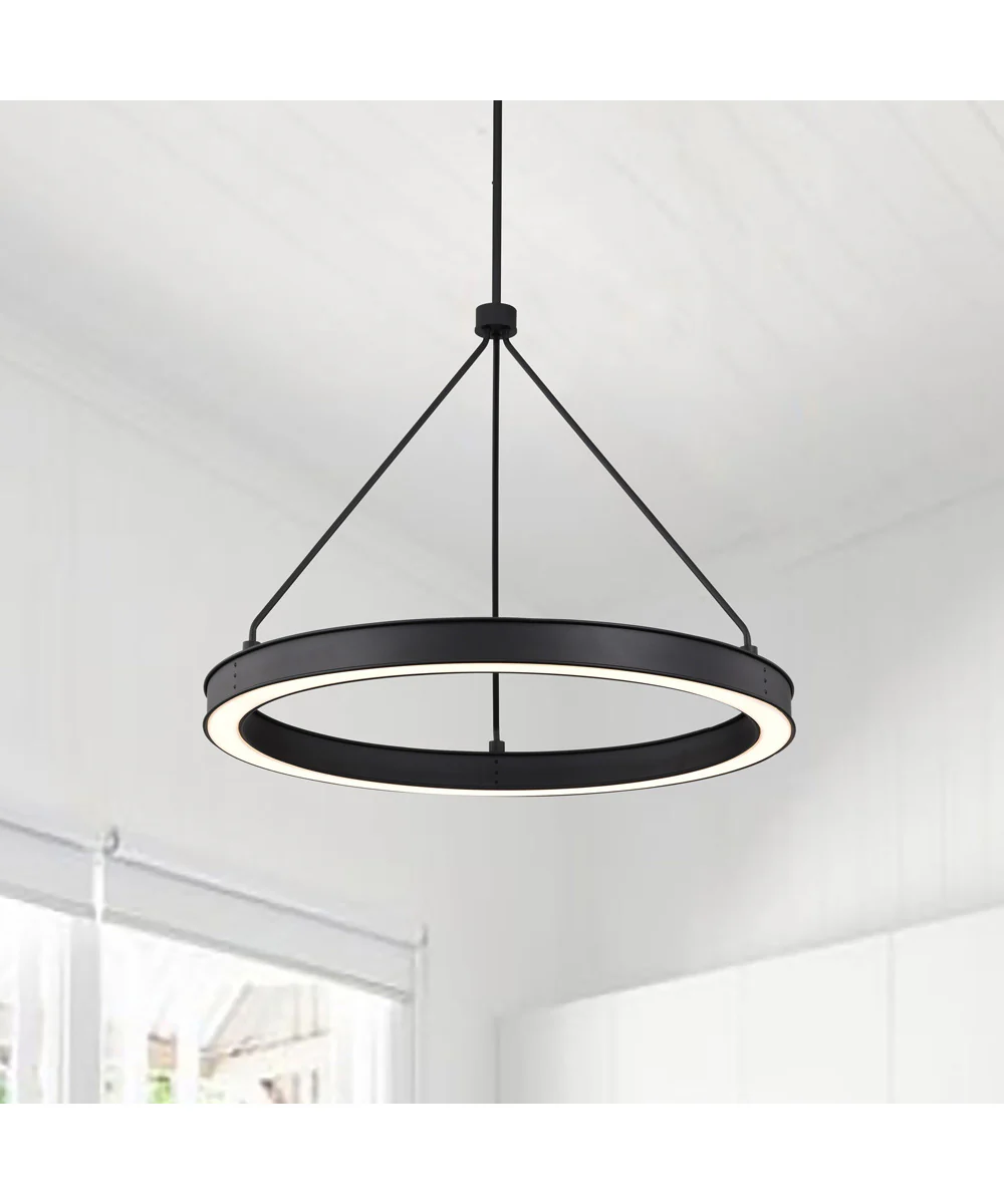 Longford Pendant Textured Black - Image 3