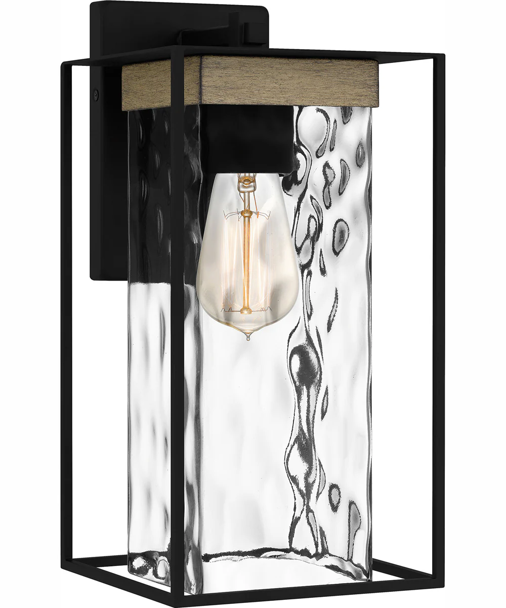 Longwood Medium 1-light Outdoor Wall Light Matte Black