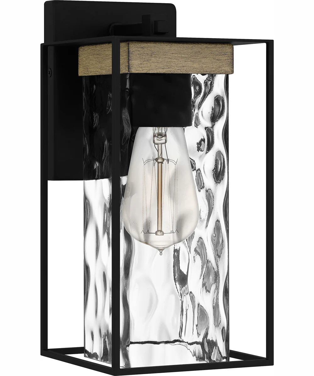 Longwood Small 1-light Outdoor Wall Light Matte Black - Image 3
