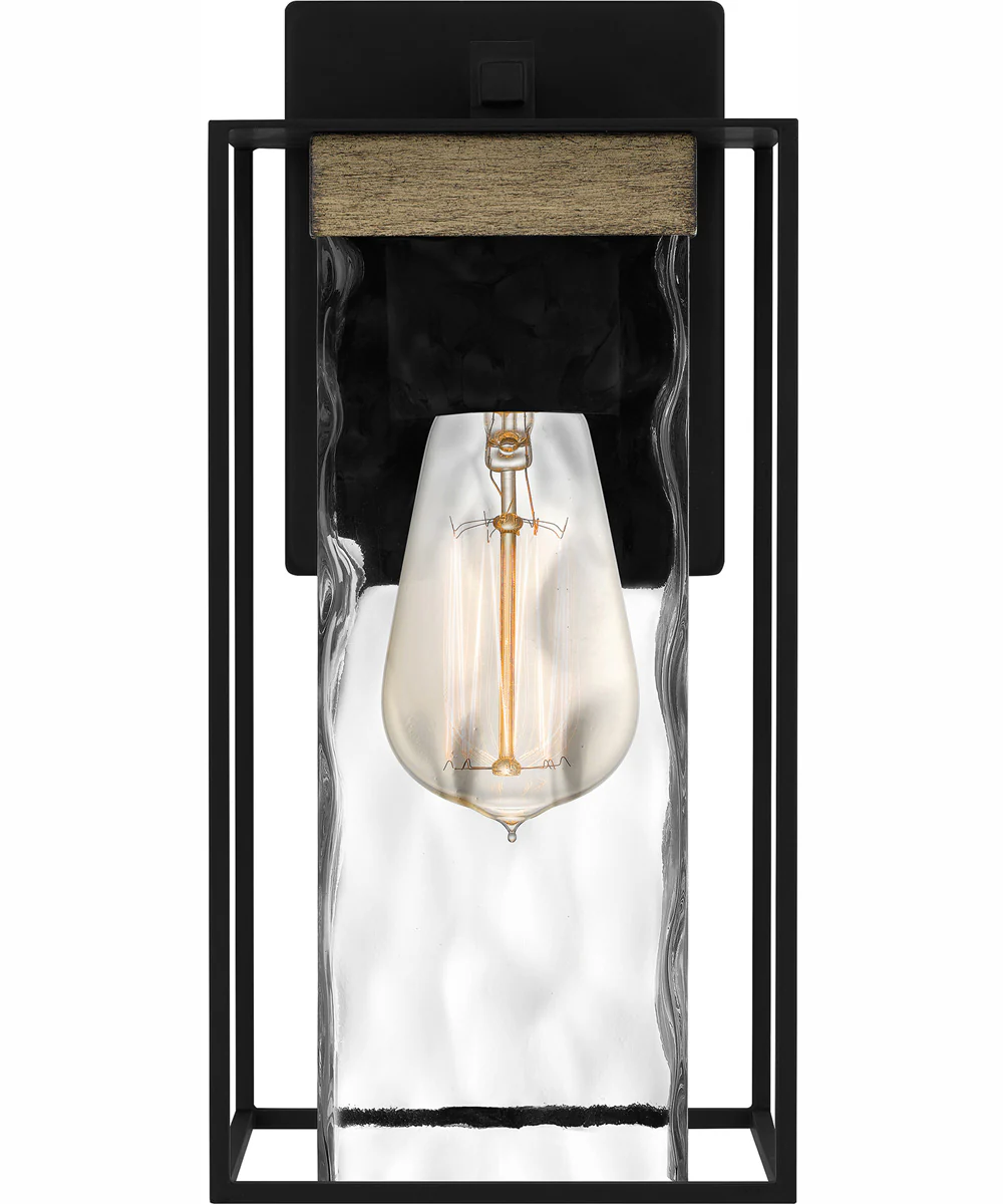 Longwood Small 1-light Outdoor Wall Light Matte Black - Image 4