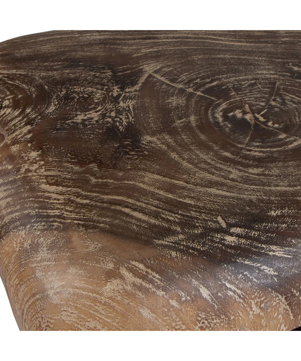 Loophole Bleached Wash Accent Stool - Image 7