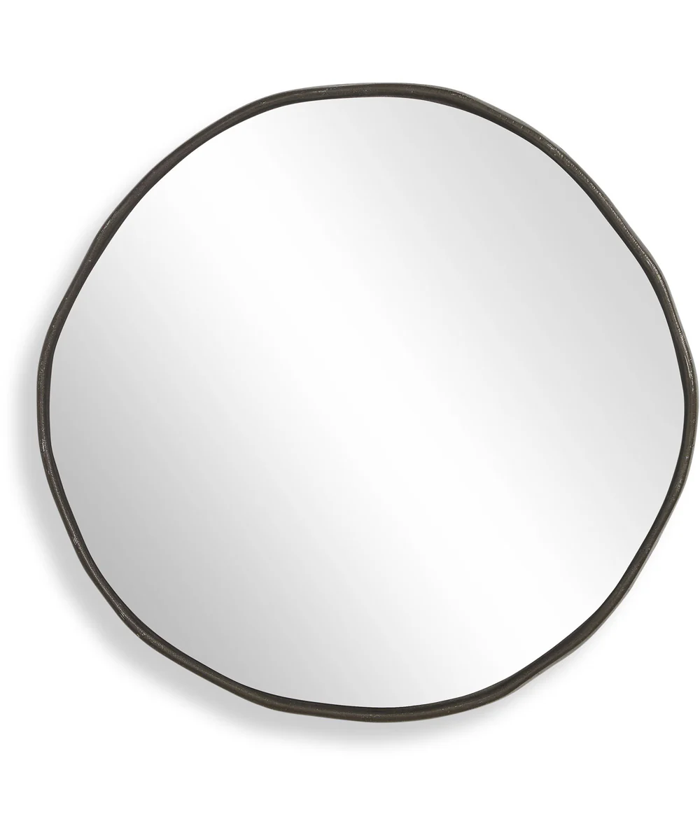 Lowen Round Bronze Mirror