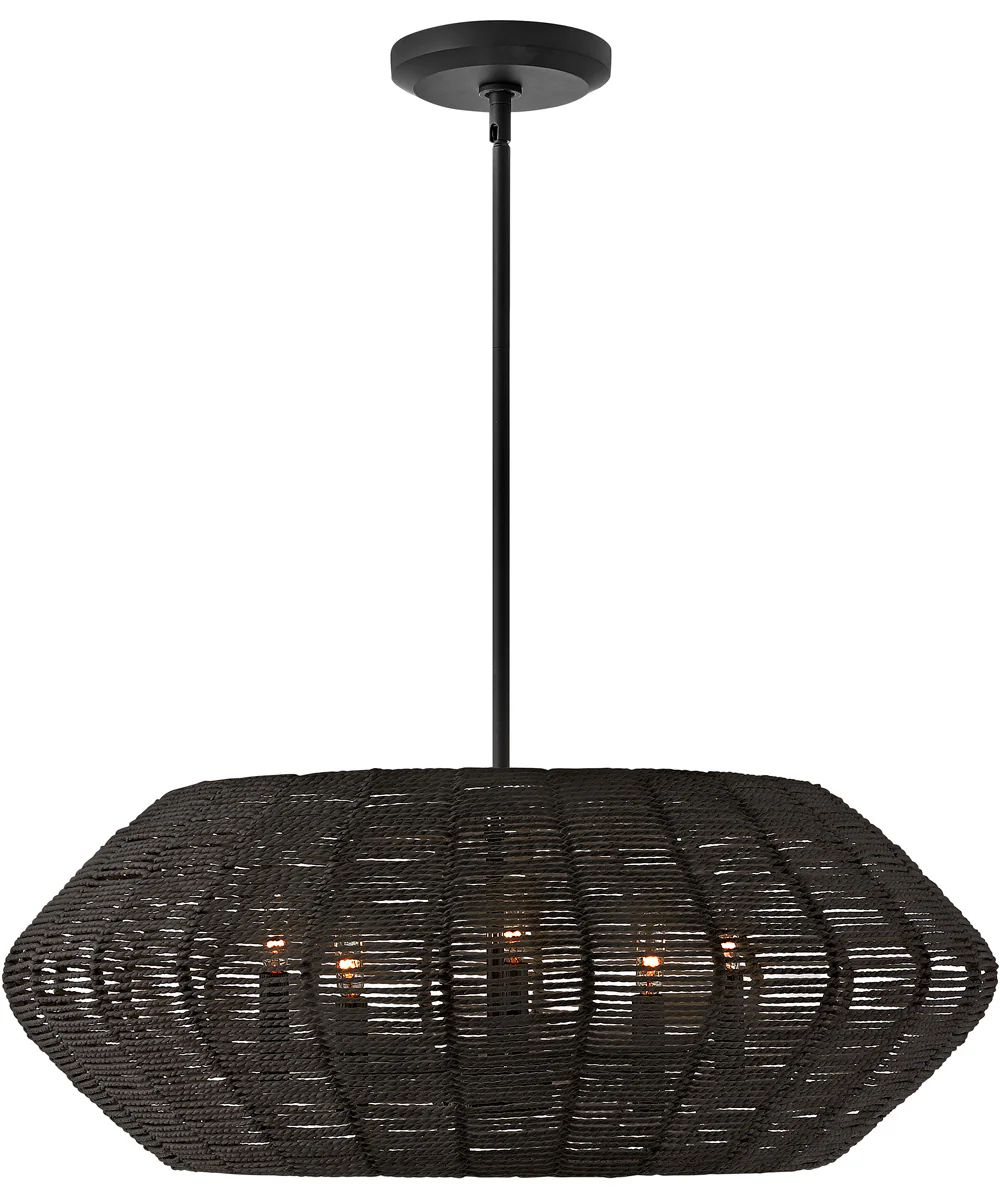 Luca 5-Light Medium Drum in Black*