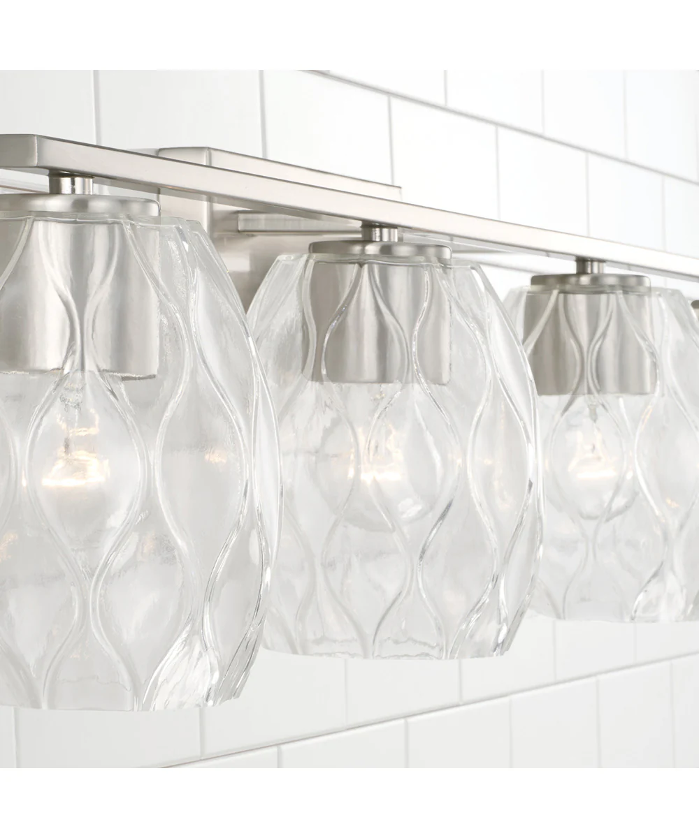 Lucas 4-Light Vanity Brushed Nickel - Image 3
