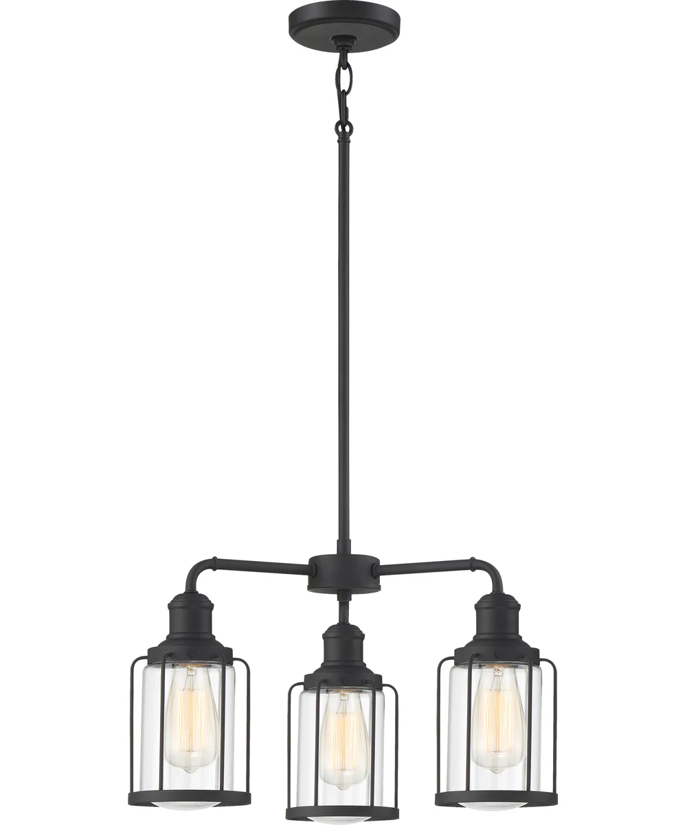 Ludlow 3-light Chandelier Earth Black - Image 2