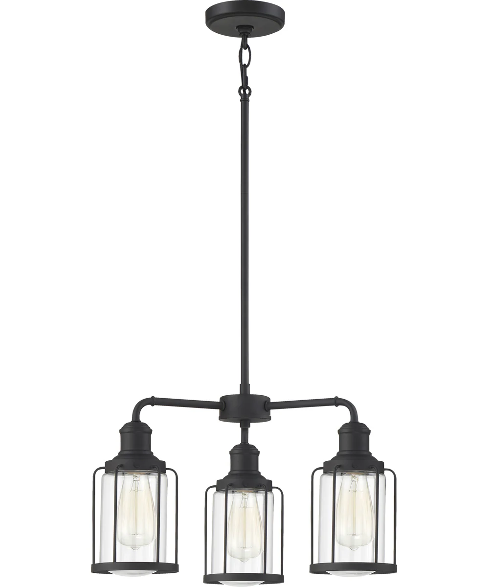 Ludlow 3-light Chandelier Earth Black - Image 3