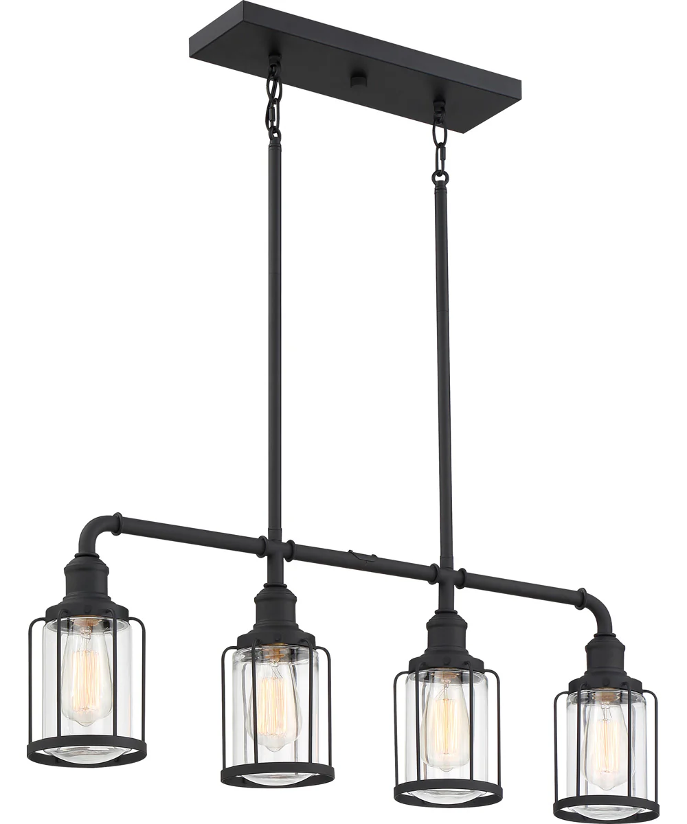 Ludlow 4-light Island Light Earth Black - Image 5