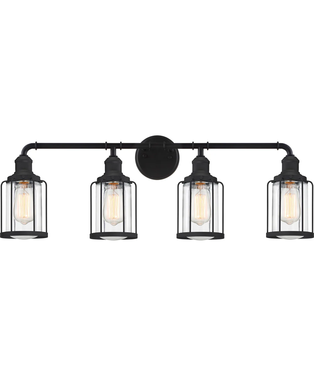 Ludlow Extra Large 4-light Bath Light Earth Black - Image 2