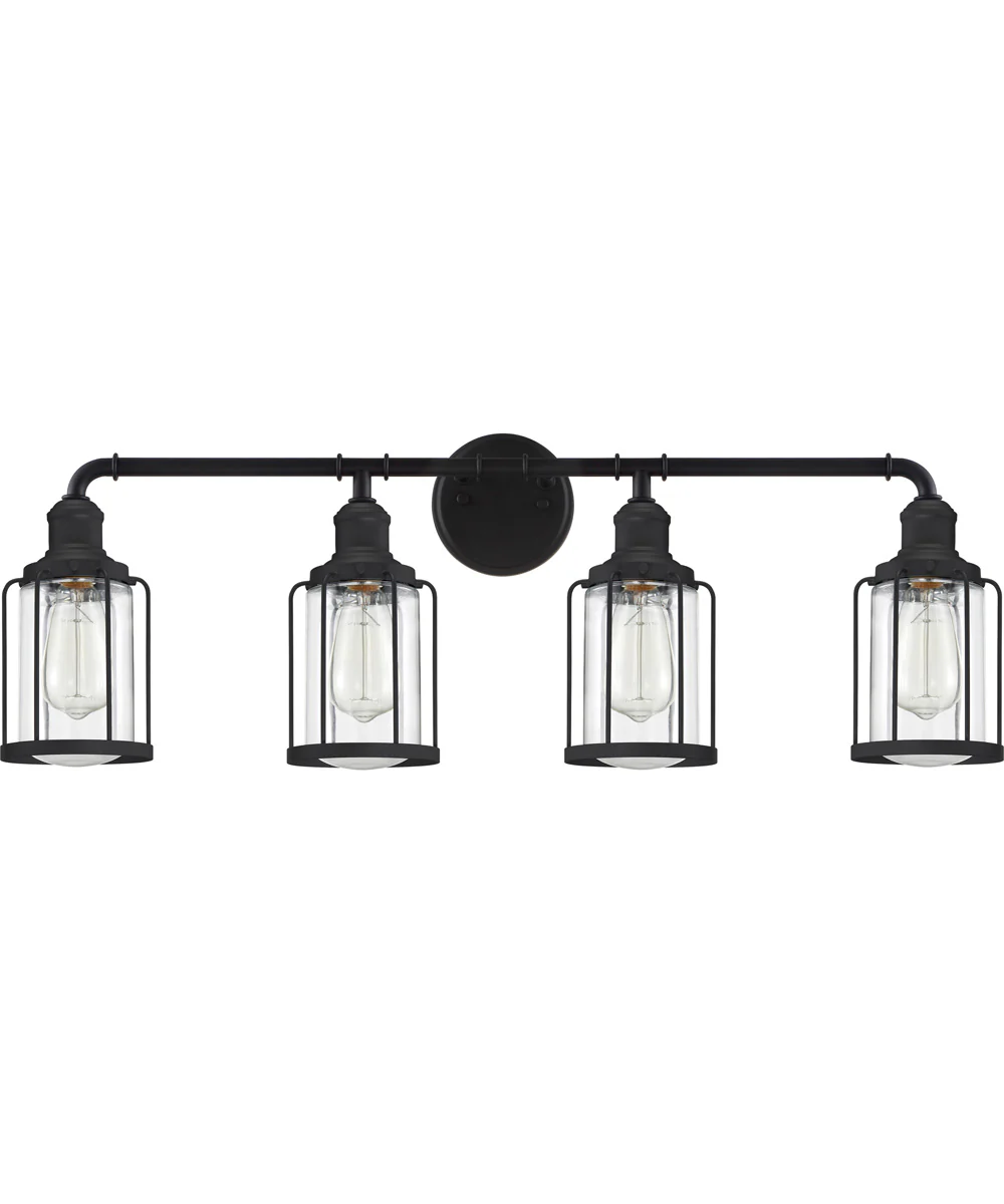 Ludlow Extra Large 4-light Bath Light Earth Black - Image 3