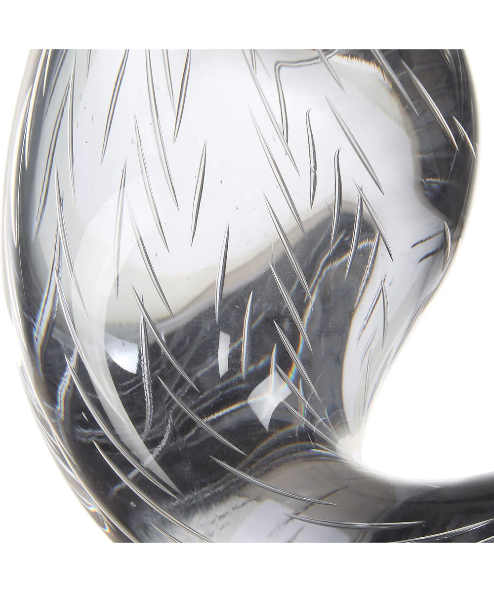 Luminous Twist Glass Sculpture - Image 5
