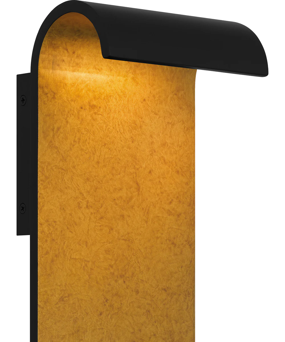 Lunar Medium Outdoor Wall Light Coastal Armour Aluminum Matte Black - Image 5