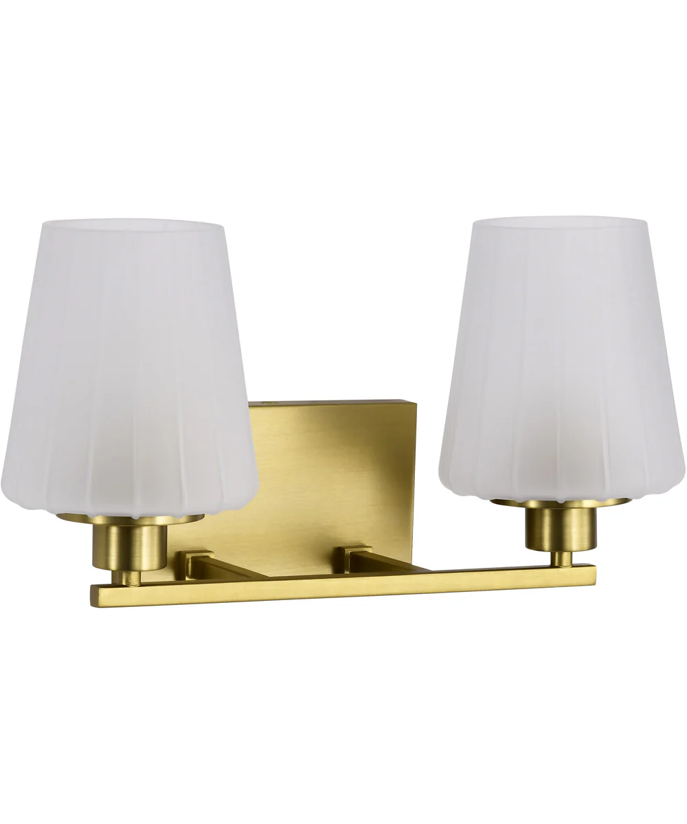 Lune 2-Light Vanity & Wall Vintage Brass - Image 3