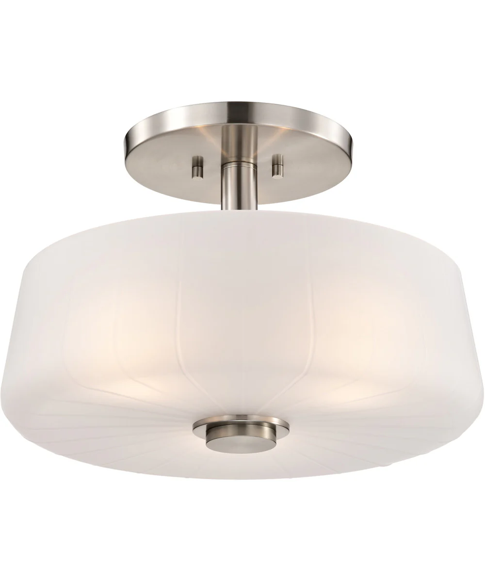 Lune 3-Light Close-to-Ceiling Brushed Nickel - Image 4