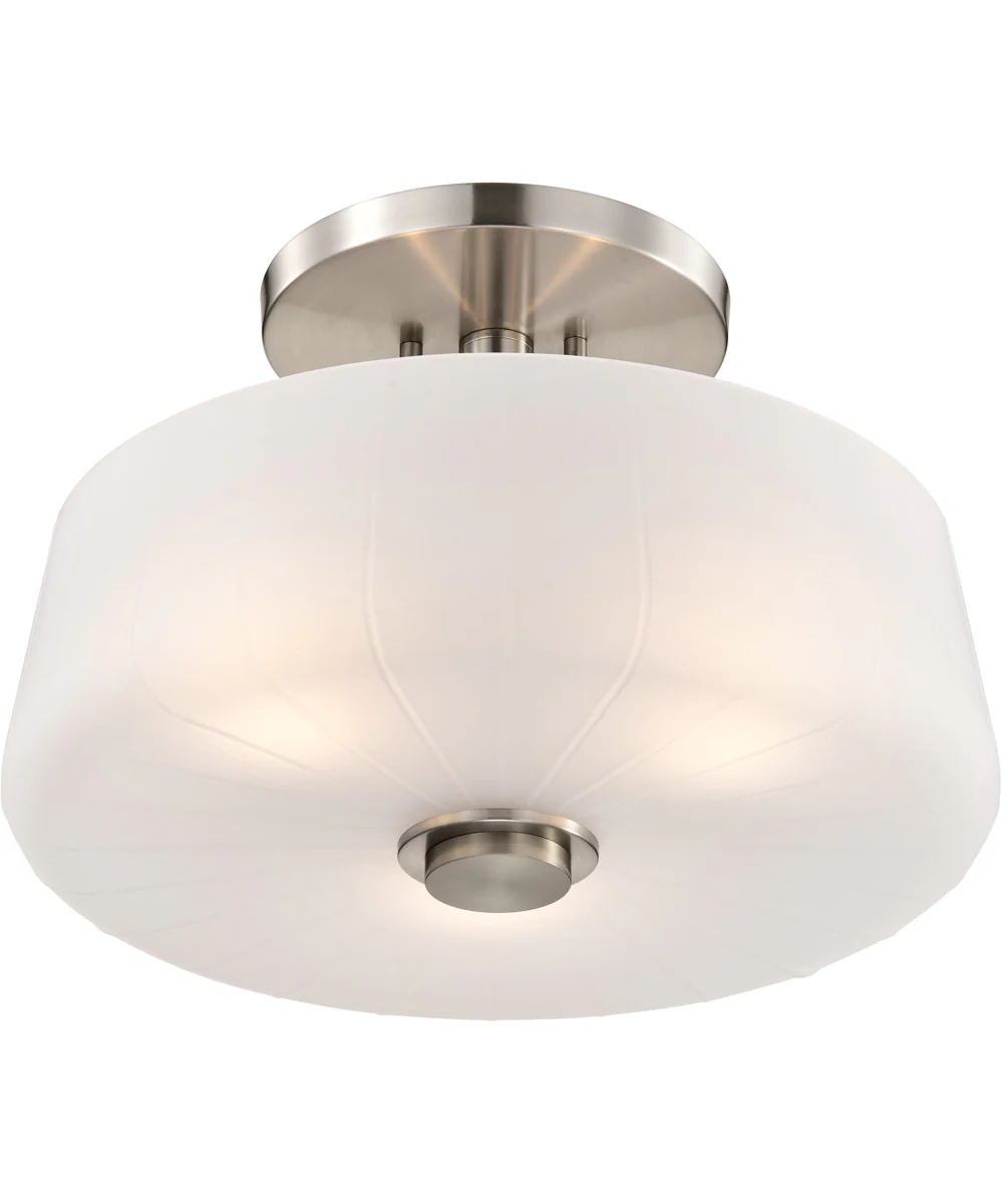 Lune 3-Light Close-to-Ceiling Brushed Nickel - Image 6