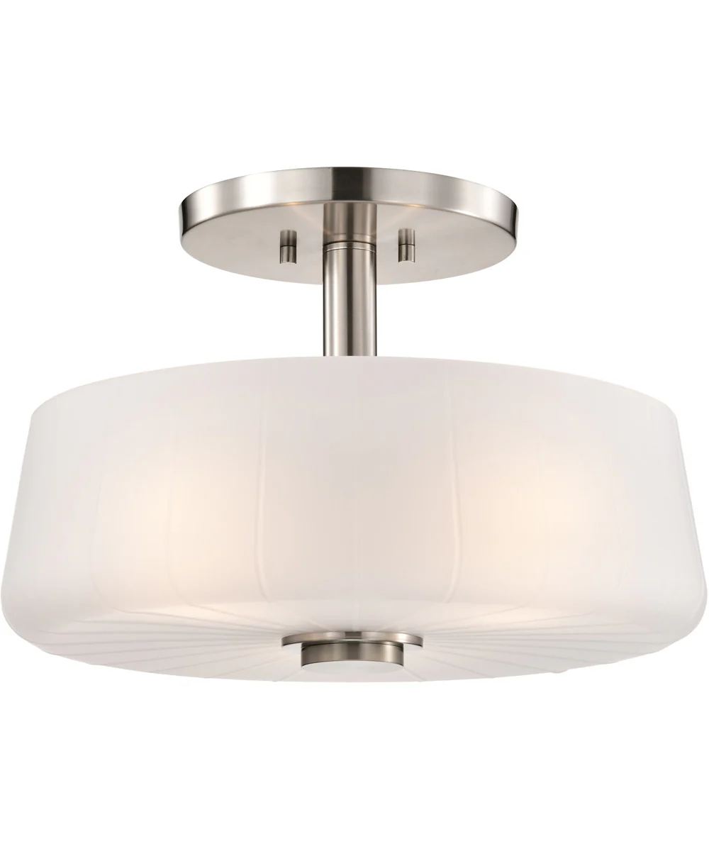 Lune 3-Light Close-to-Ceiling Brushed Nickel - Image 8