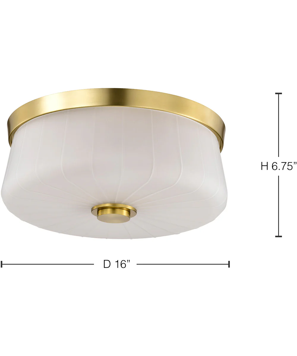 Lune 3-Light Close-to-Ceiling Vintage Brass - Image 12
