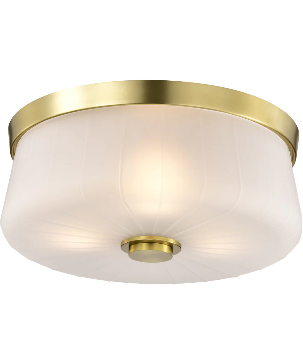 Lune 3-Light Close-to-Ceiling Vintage Brass - Image 4