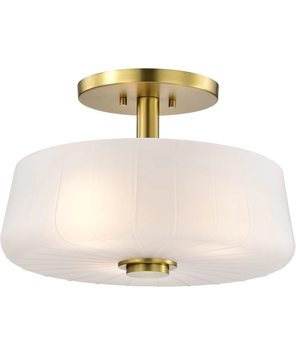 Lune 3-Light Close-to-Ceiling Vintage Brass - Image 6