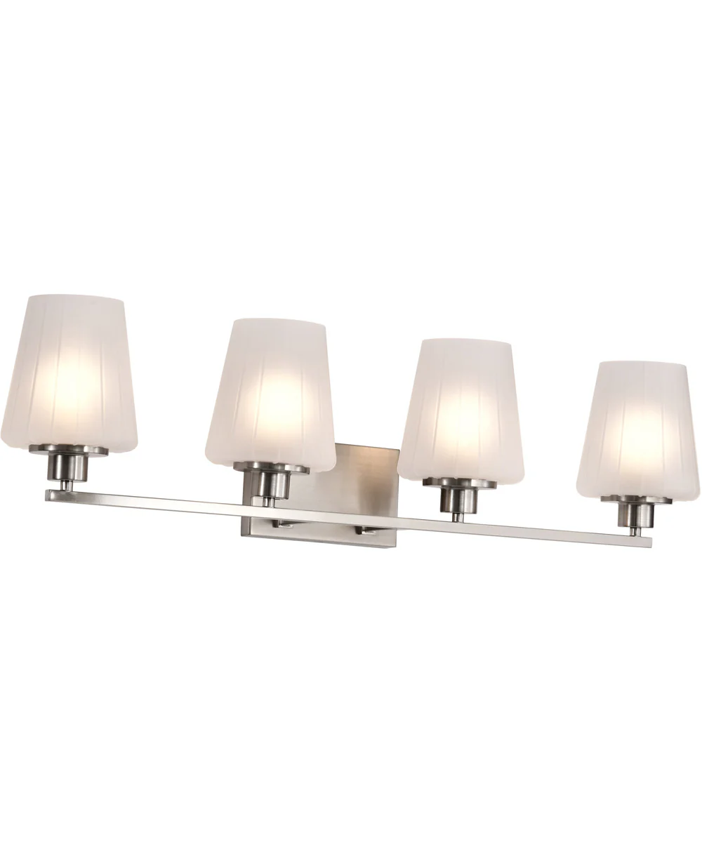 Lune 4-Light Vanity & Wall Brushed Nickel - Image 4