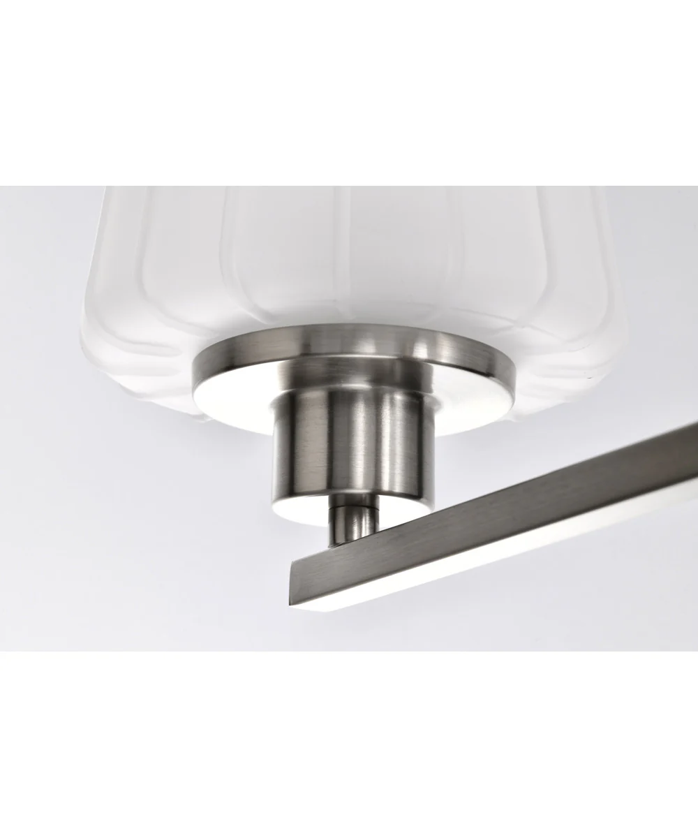 Lune 5-Light Chandelier Brushed Nickel - Image 9