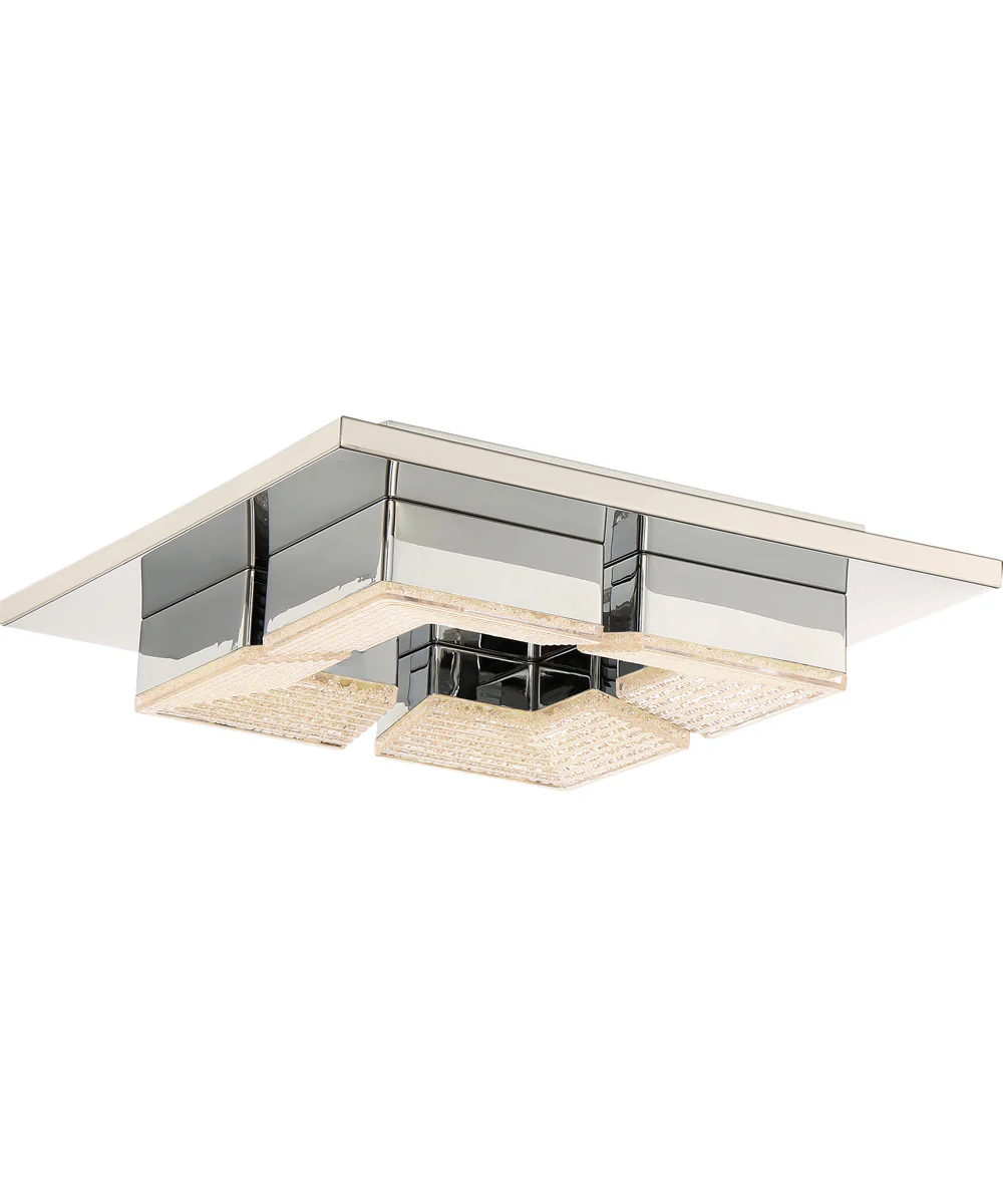 Lunette Small Flush Mount Polished Chrome