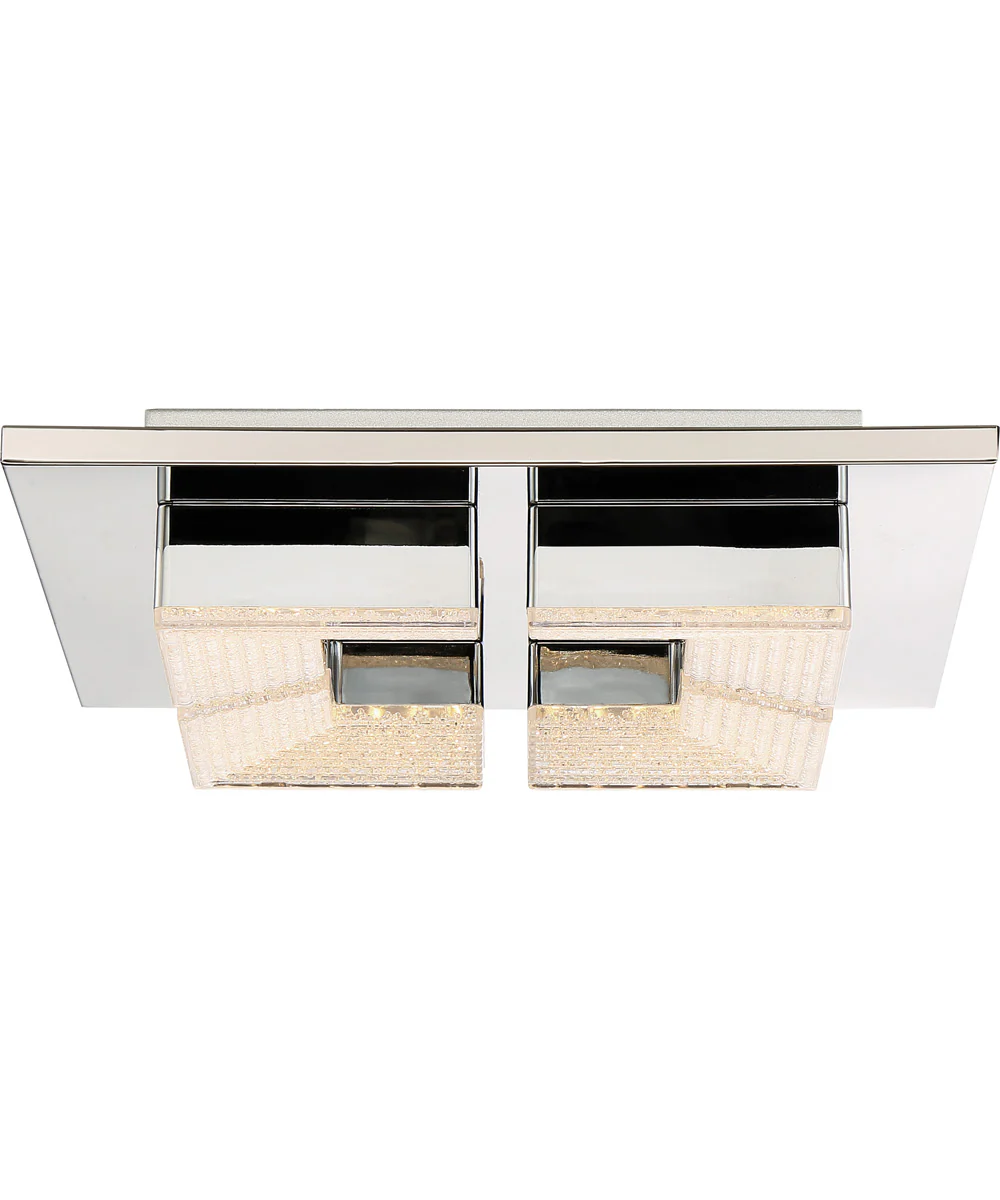 Lunette Small Flush Mount Polished Chrome - Image 5
