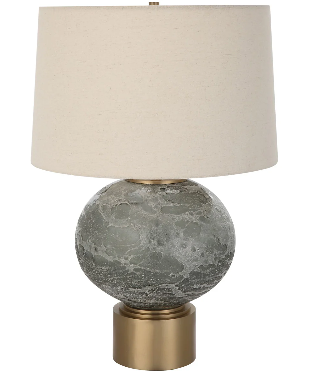 Lunia Gray Glass Table Lamp - Image 4