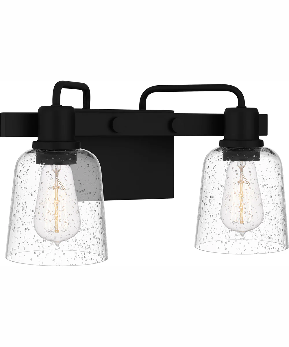 Lydia Medium 2-light Bath Light Matte Black - Image 4