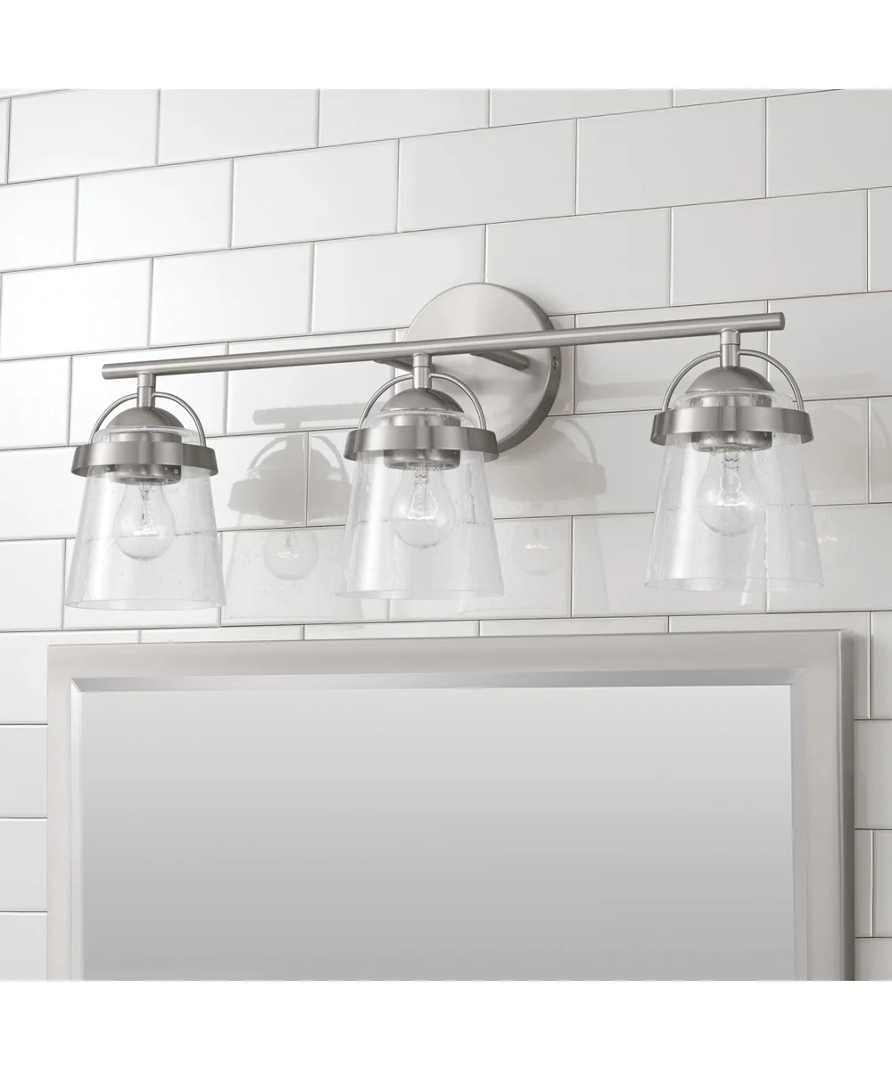 Madison 3-Light Vanity Brushed Nickel - Image 2