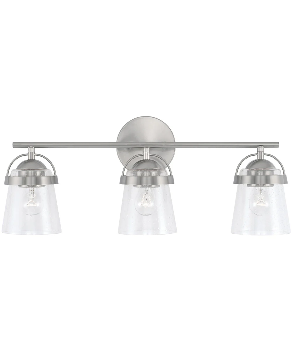 Madison 3-Light Vanity Brushed Nickel - Image 4