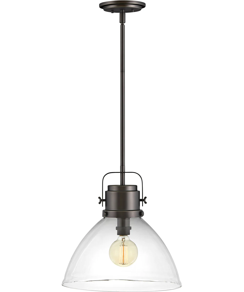 Malone 1-Light Medium Pendant in Black Oxide