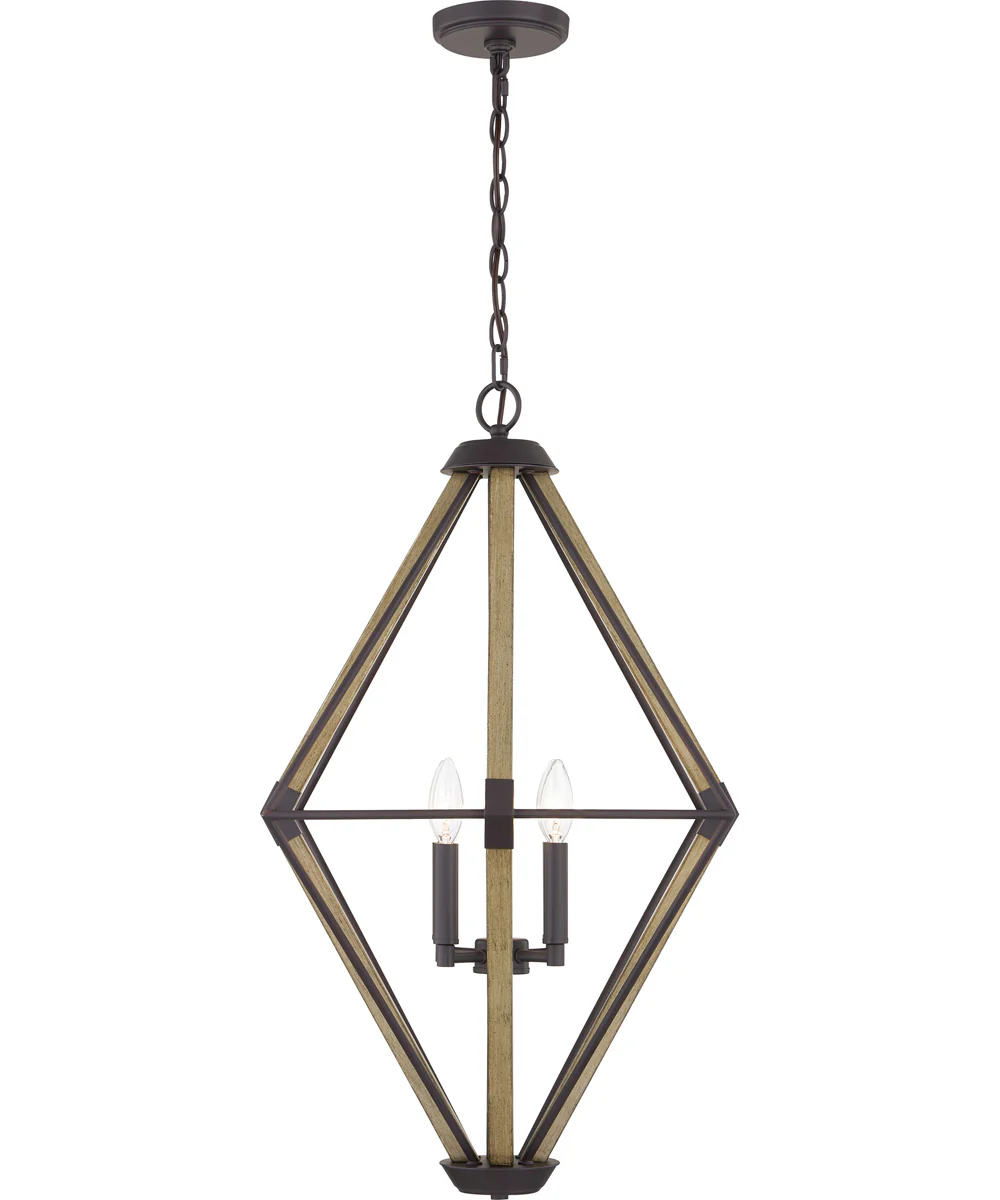 Manchester 4-light Pendant Western Bronze - Image 4
