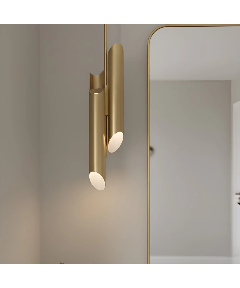 Manelis Mini Pendant Brushed Gold - Image 2