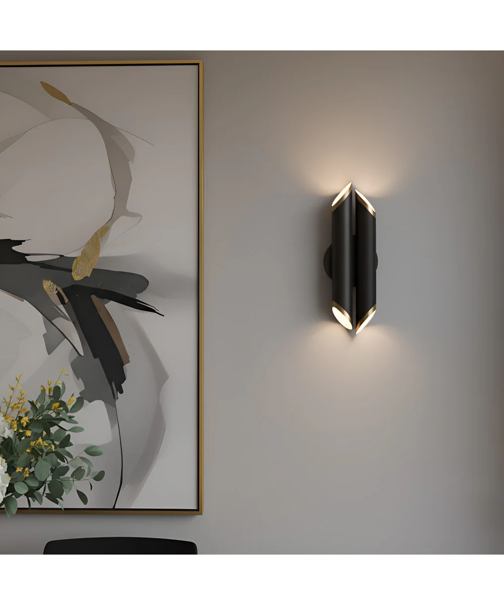 Manelis Wall Sconce Matte Black - Image 2