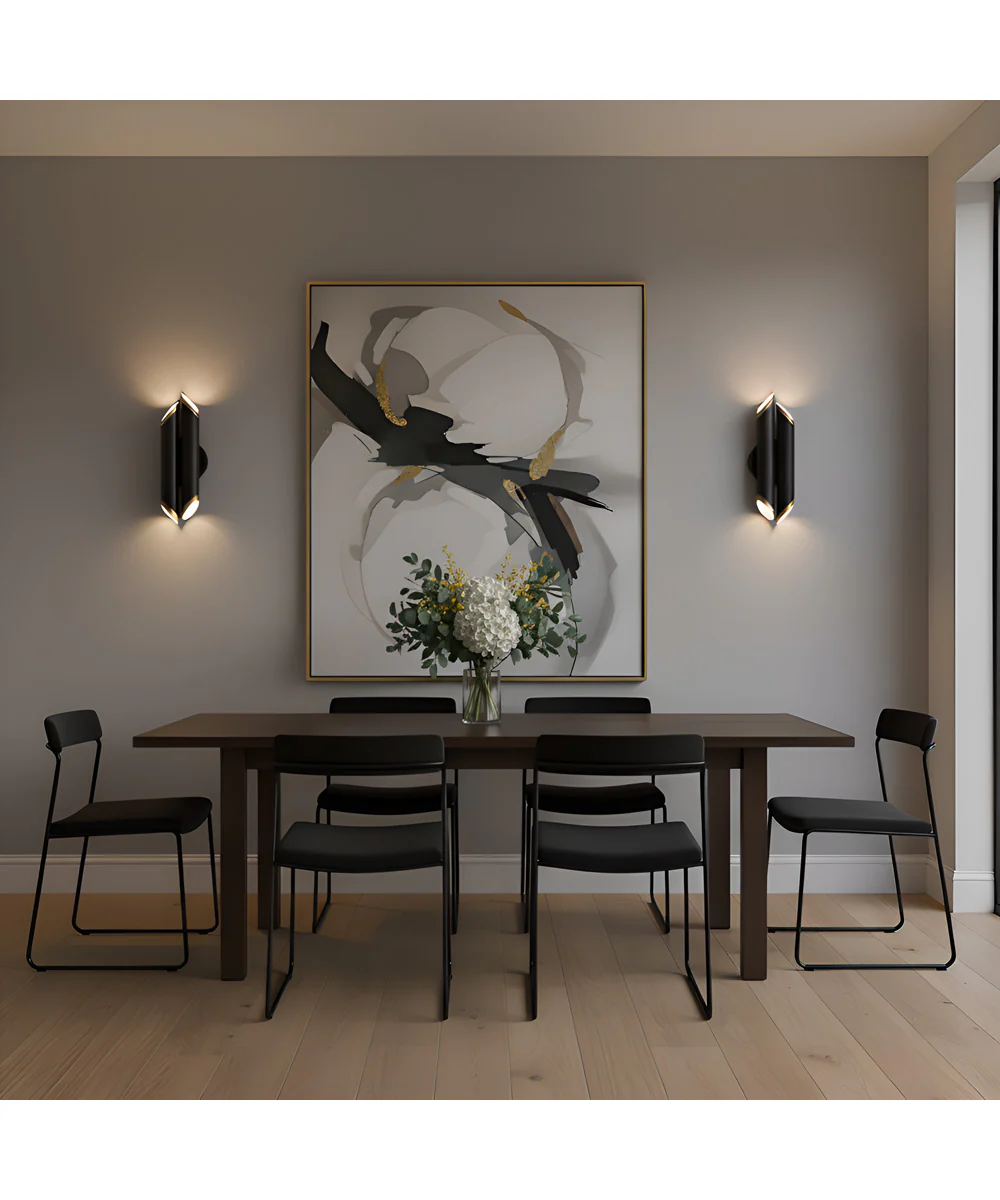 Manelis Wall Sconce Matte Black - Image 3