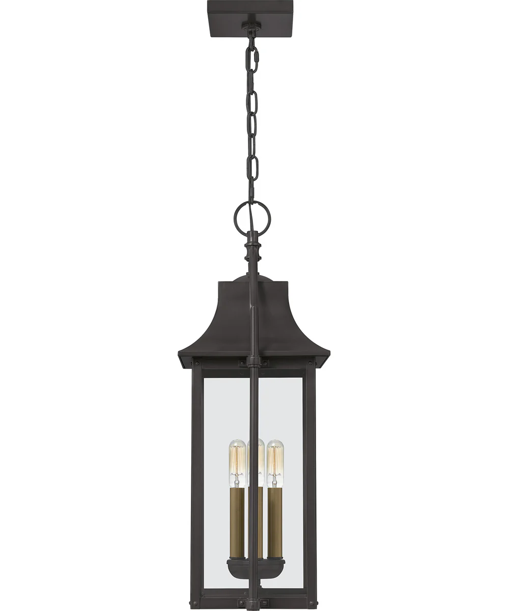 Manning Large 3-light Outdoor Pendant Light Coastal Armour Aluminum Western Bronze - Image 6