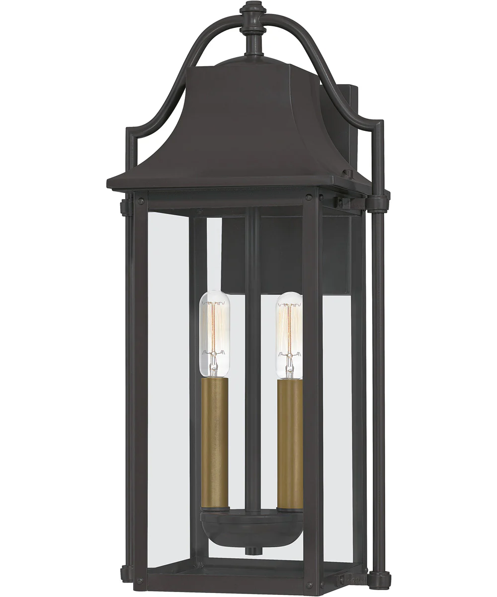 Manning Medium 2-light Outdoor Wall Light Coastal Armour Aluminum Western Bronze - Image 2