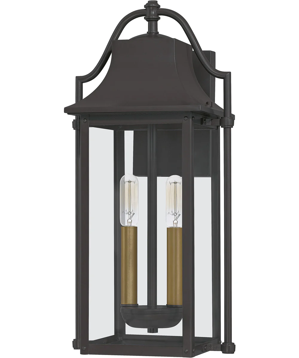 Manning Medium 2-light Outdoor Wall Light Coastal Armour Aluminum Western Bronze - Image 3
