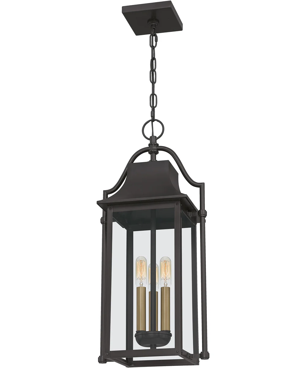 Manning Small 3-light Mini Pendant Coastal Armour Aluminum Western Bronze - Image 4